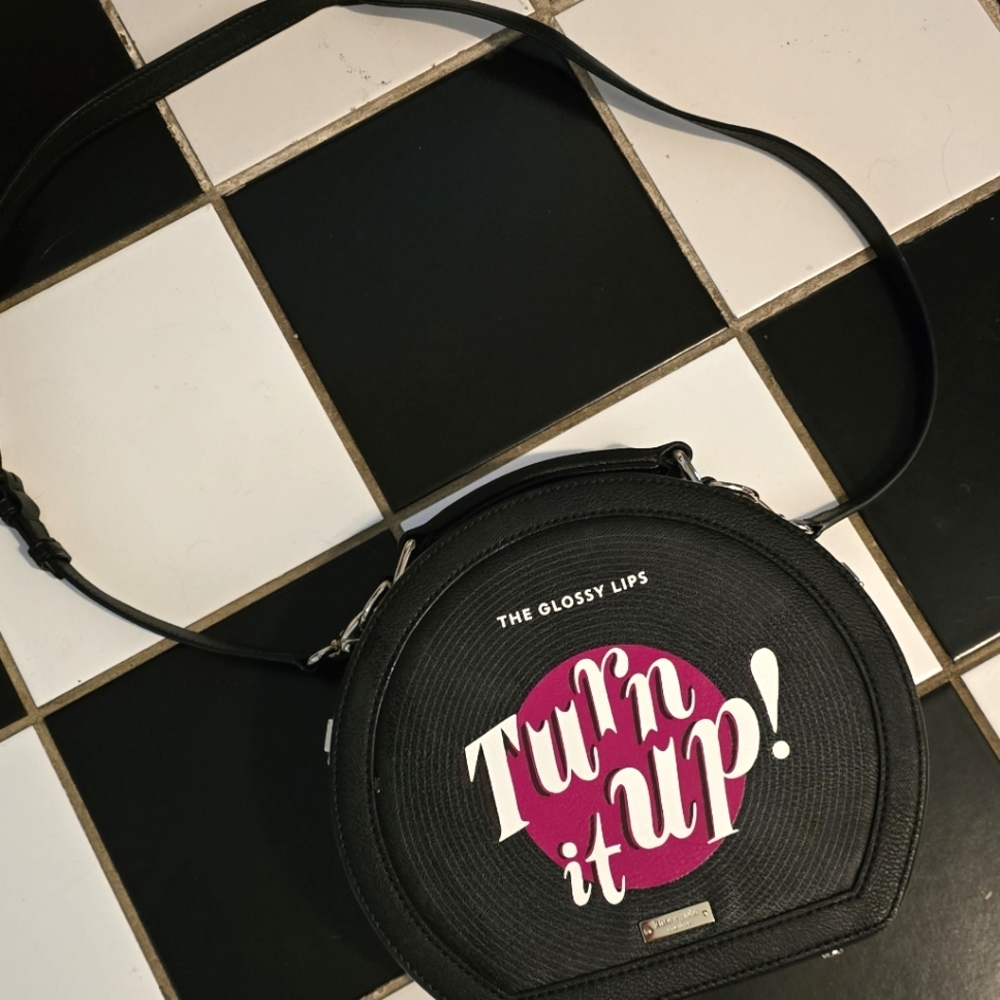 Kate Spade 'Turn It Up" Record Case Crossbody, Black